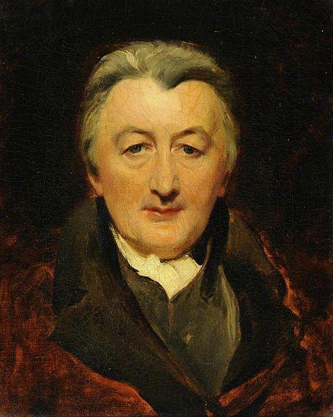 George Hayter Formerly thought to be portrait of William Wilberforce, portrait of an unknown sitter oil painting image